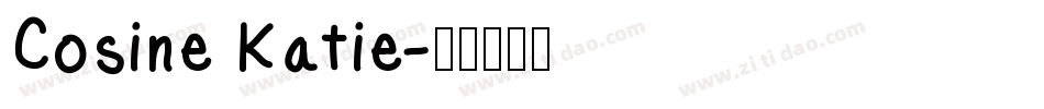 Cosine Katie字体转换